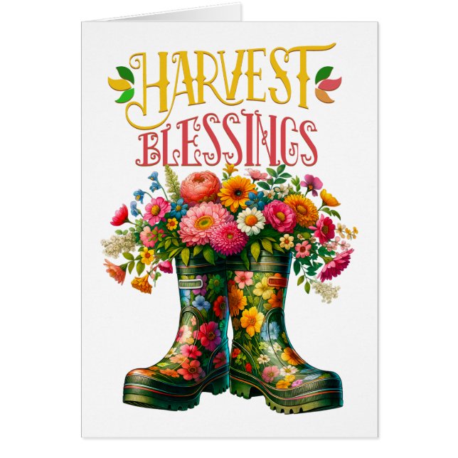Floral Blessings - FRAME IT! Cards (Front)