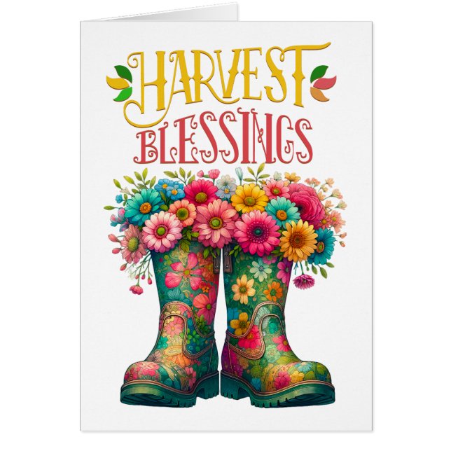 Floral Blessings - FRAME IT! Cards (Front)