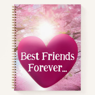 Floral Bliss: Celebrating Best Friends in Blooming Notebook