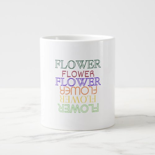 Floral Bliss Coffee Mug Giant Coffee Mug