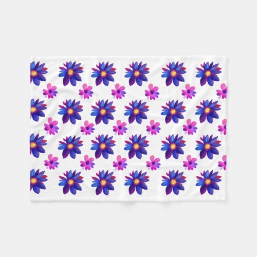 Floral Bliss Fleece Blanket