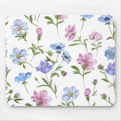 Floral Bliss Mouse Pad