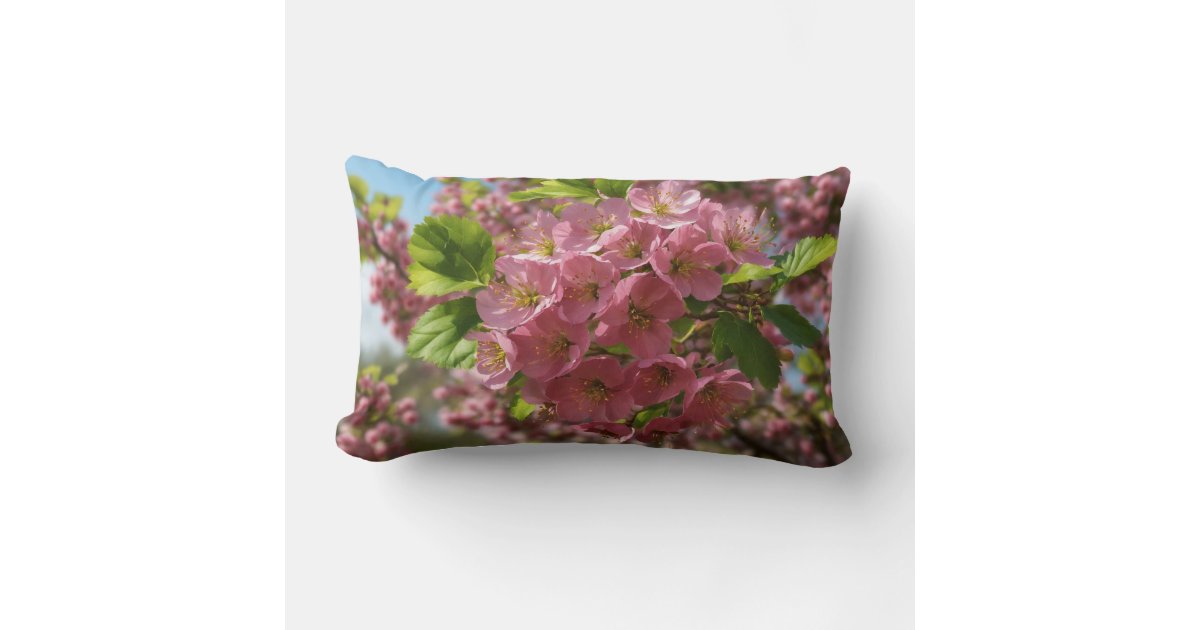 "Floral Bliss Pillow Set Botanical Elegance" Zazzle