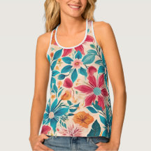 Floral Bliss Women's Tank Top