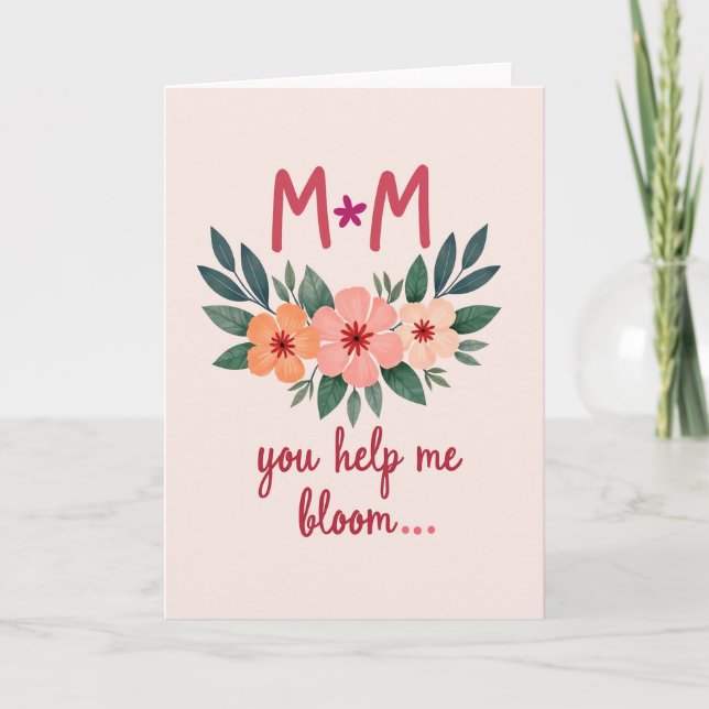Floral Bloom Mothers Day Card (Front)