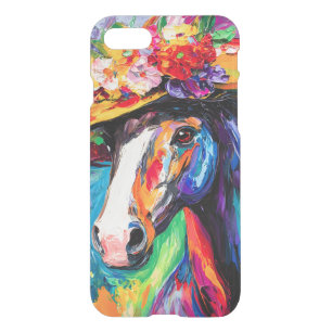 Floral Blooming Stallion iPhone SE/8/7 Case
