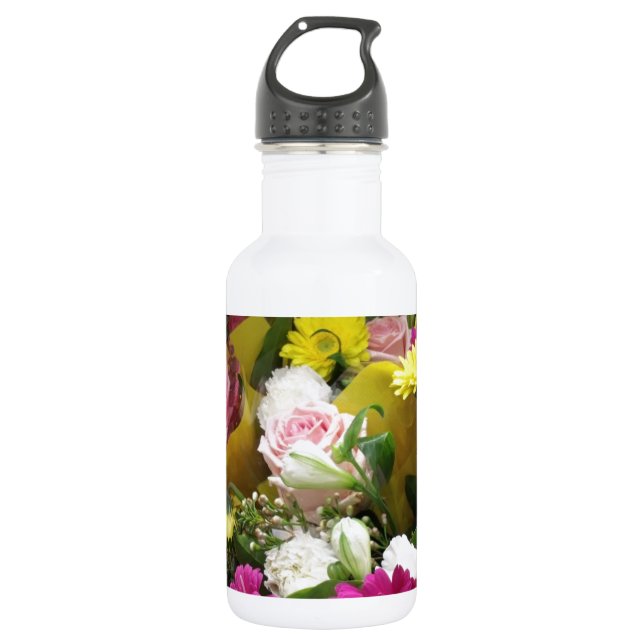 Floral Blooms Water Bottle (Front)
