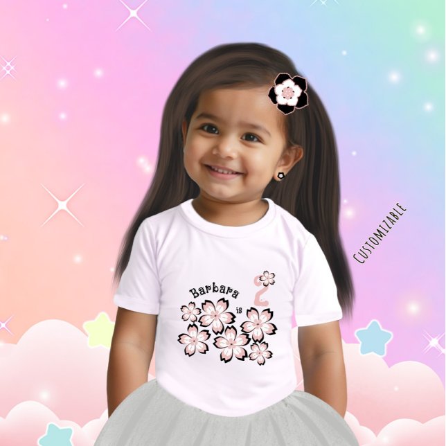 Floral blossom baby T-Shirt (Creator Uploaded)