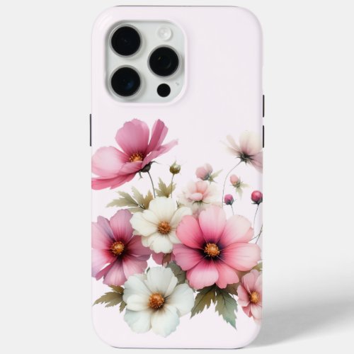 Floral Blossom Party iPhone 15 Pro Max Case