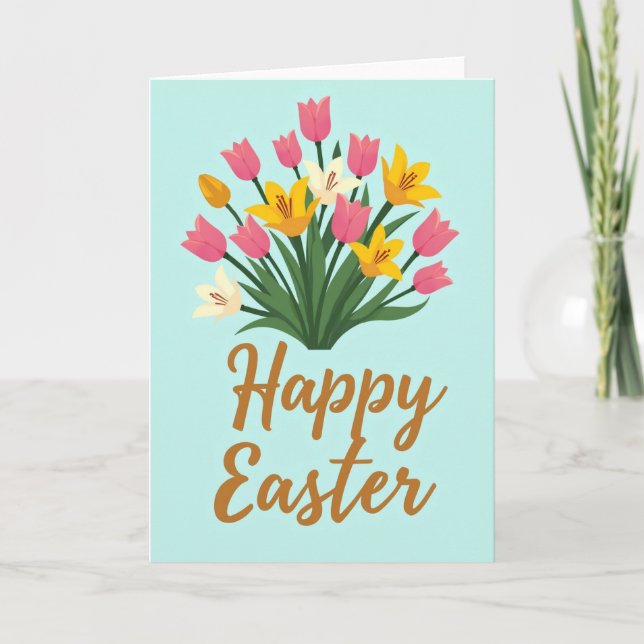 Floral Blossom Spring Card (Front)