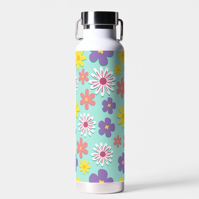 Floral Blossom Water Bottle (Front)