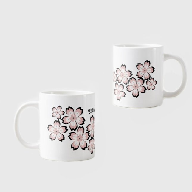 Floral blossoom giant coffee mug (Creator Uploaded)