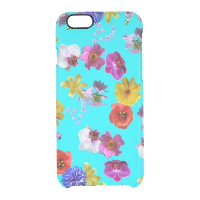 Floral Blue Case (Back)