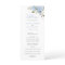 Floral Blue Hydrangea Greenery Wedding Program