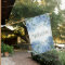 Floral Blue Hydrangea Welcome 