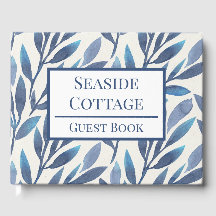 Floral Blue Leaves Airbnb Vacation Rental