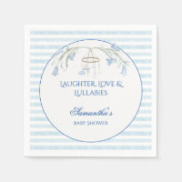 Floral Bluebell Mobile Celestial Boy Baby Shower