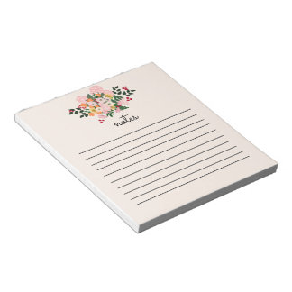 Floral Blush Notepad