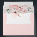 Floral blush pink elegant wedding envelope<br><div class="desc">Floral blush pink elegant wedding envelope.
Matching items available.</div>