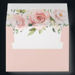 Floral blush pink elegant wedding envelope<br><div class="desc">Floral blush pink elegant wedding envelope.
Matching items available.</div>