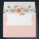Floral blush pink eucalyptus elegant wedding envelope<br><div class="desc">Floral blush pink eucalyptus elegant wedding envelope.
Matching items available.</div>
