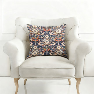 FLORAL BOHEMIAN VINTAGE PATTERNED THROW PILLOW