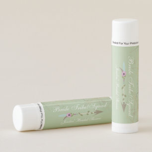 Floral Boho Arrow Event Favor Lip Balm
