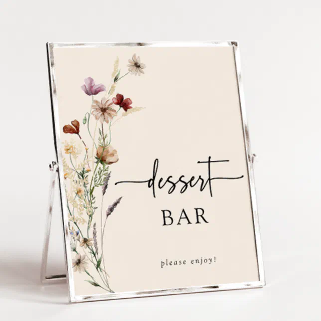 Floral Boho Baby Shower Poster Zazzle