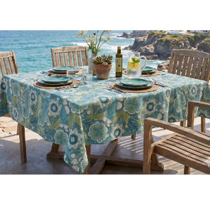 Floral Boho Botanical Pattern Tablecloth