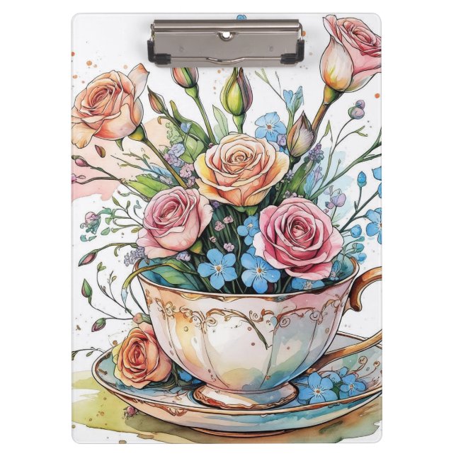 Floral Boho Clipboard (Front)
