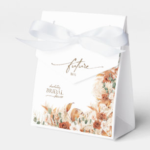 Floral Boho Future Mrs. Bridal Shower Favor Boxes