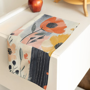 Floral Boho Patchwork Kitchen Towel