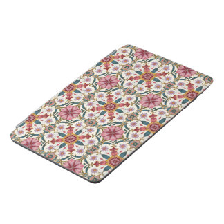 Floral Boho Pattern in Red, Pink & Teal iPad Mini Cover