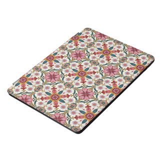 Floral Boho Pattern in Red, Pink & Teal iPad Pro Cover
