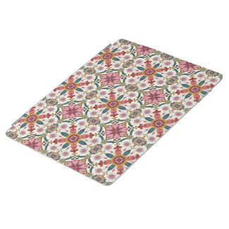 Floral Boho Pattern in Red, Pink & Teal iPad Smart Cover