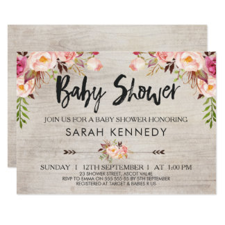 baby girl baby shower invitations