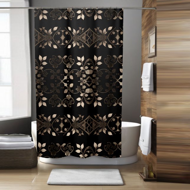 Floral Boho Shower Curtain Style 3 (Creator Uploaded)