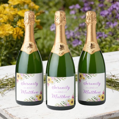 Floral Boho Sunflower Daisy Bridal Shower