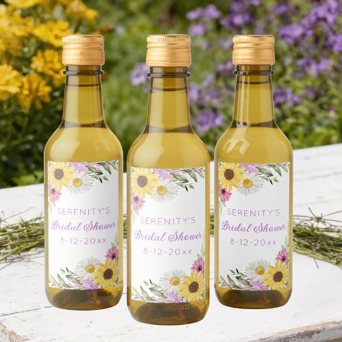 Floral Boho Sunflower Daisy Bridal Shower