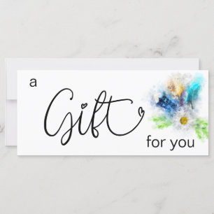 *~* Floral Boho Watercolor Crysta Feathers Heart