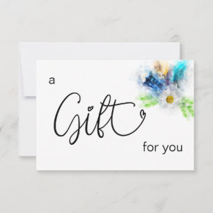 *~* Floral Boho Watercolor Crystal Heart Feather