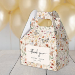 Floral Boho Wedding Favor Box