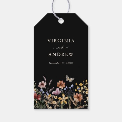 Floral Boho Wedding Gift Tags