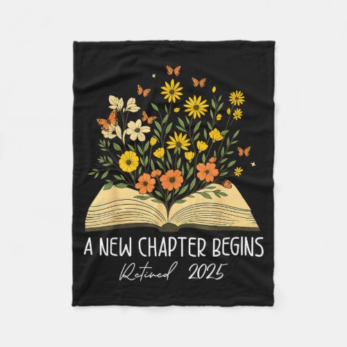 Floral Book A New Chapter Begins Retired Retiremen