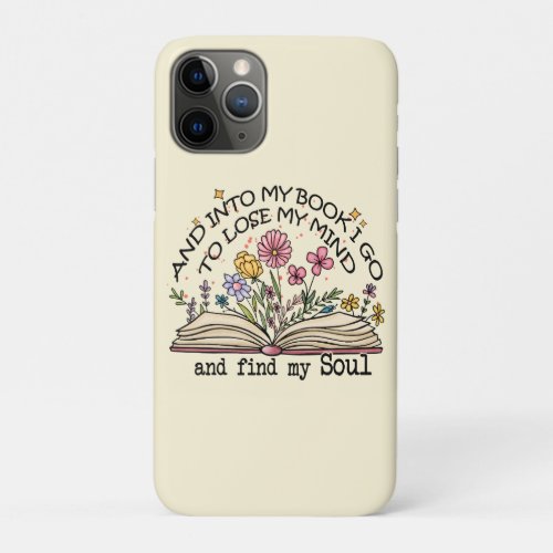Floral Book Lover iPhone 11 Pro Case
