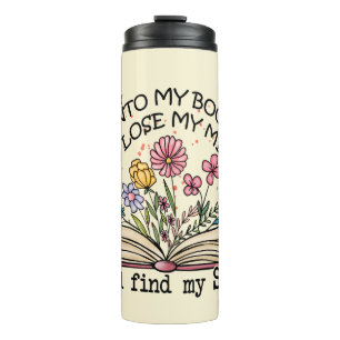 Floral Book Lover Thermal Tumbler