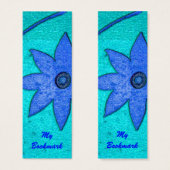 floral bookmark (Front & Back)