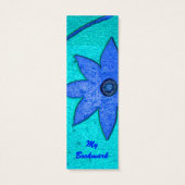 floral bookmark (Back)