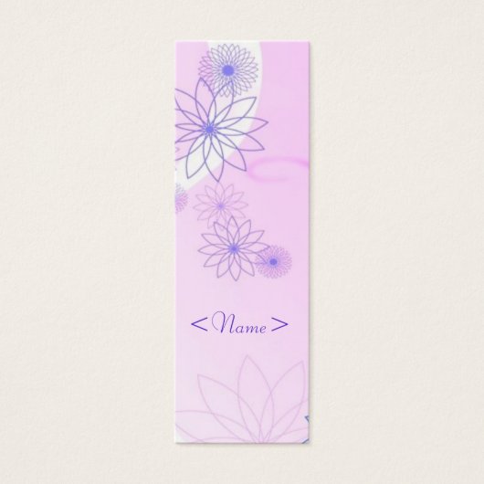 Floral Bookmark (Front)