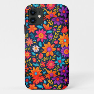 Floral border iPhone 11 case